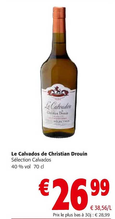 le calvados de christian drouin sélection calvados