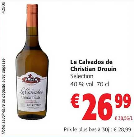 le calvados de christian drouin sélection