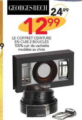 le coffret ceinture en cuir 2 boucles georges rech