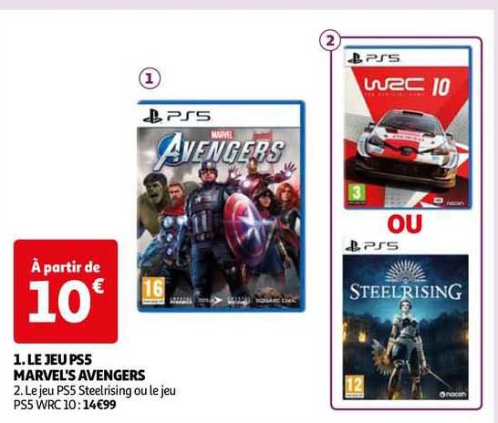 le jeu ps5 marvel's avengers
