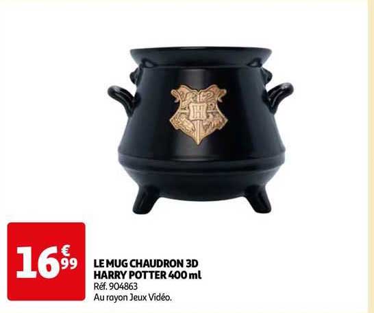 le mug chaudron 3d harry potter 400 ml