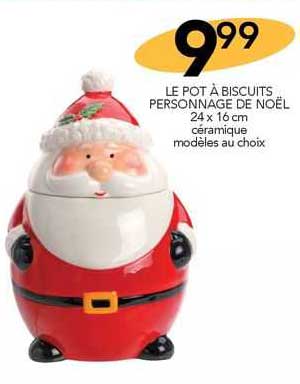le pot à biscuits personnage de noël