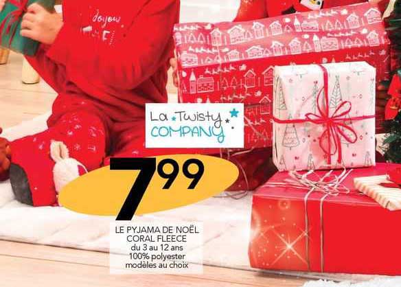 Le Pyjama De Noël Coral Fleece