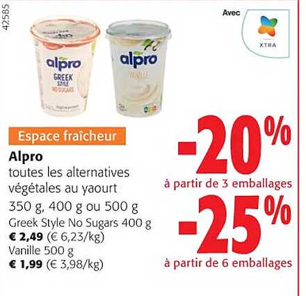 Les Alternatives Végétales Au Yaourt Alpro