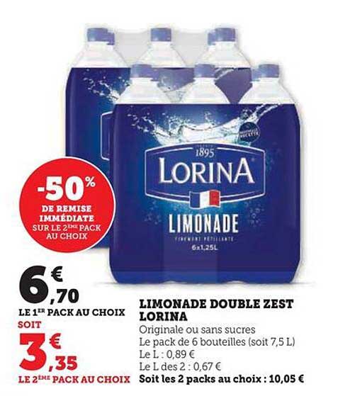Limonade Double Zest Lorina