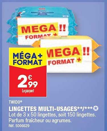 lingettes multi-usages twido