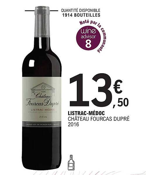 listrac-médoc château fourcas dupré 2016