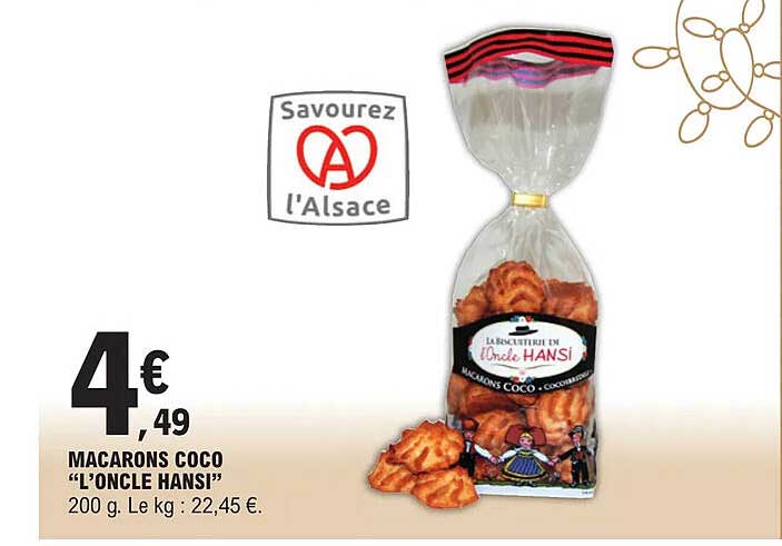 macarons coco "l'oncle hansi"