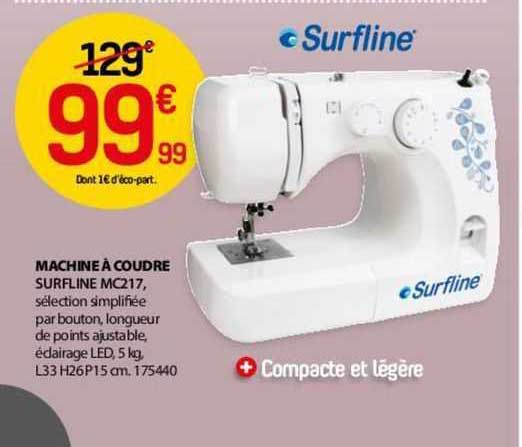 machine à coudre surfline