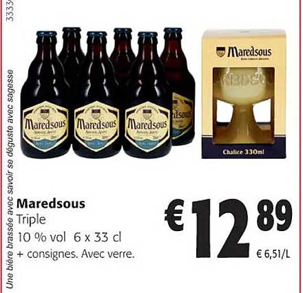 maredsous triple 10% vol