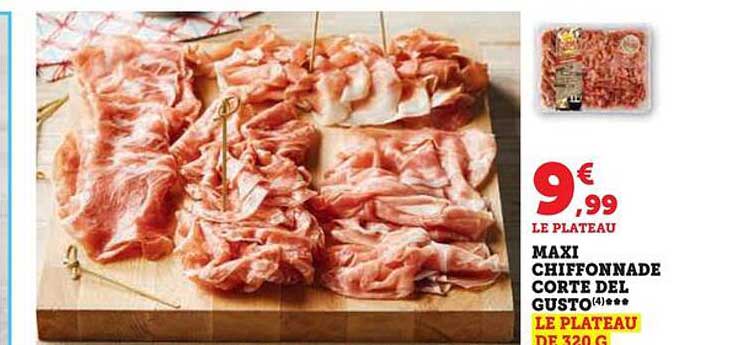 maxi chiffonnade corte del gusto