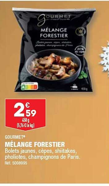 mélange forestier gourmet