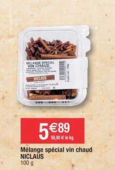 mélange spécial vin chaud niclaus