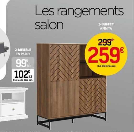 Meuble Tv Parly, Buffet Afinita