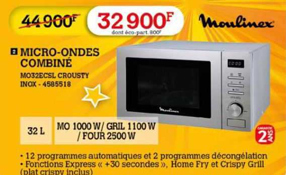 micro-ondes combiné moulinex