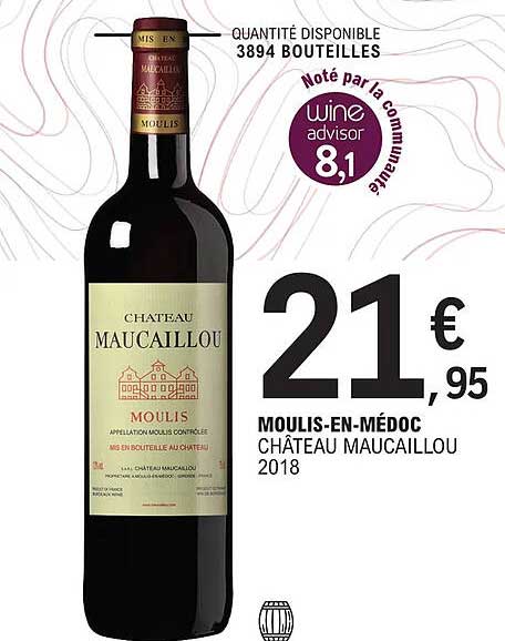 moulis-en-médoc château maucaillou 2018