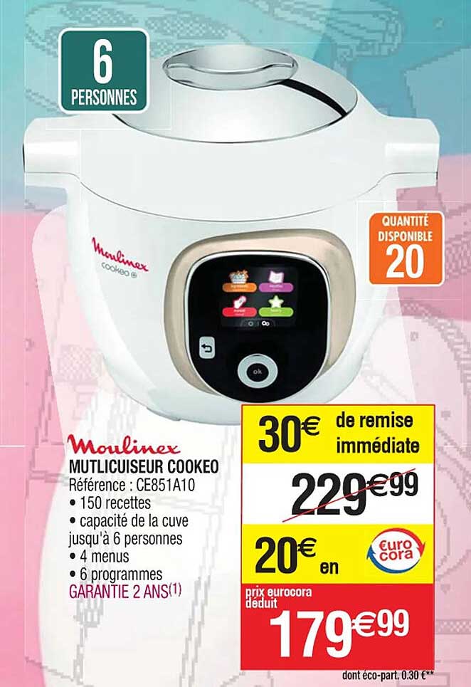 Multicuiseur Cookeo Moulinex