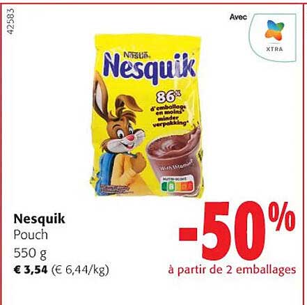 nesquik pouch