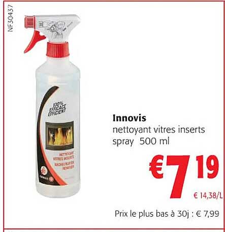 nettoyant vitres inserts spray innovis