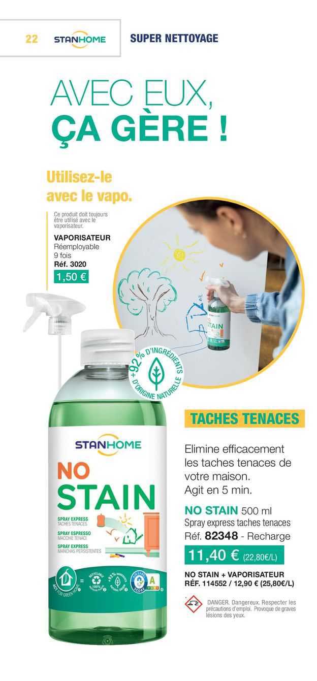 no stain sprayy express taches tenaces