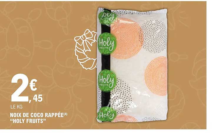 noix de coco rappée "holy fruits"