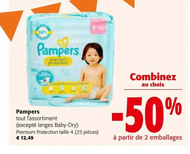 pampers tout l'assortiment