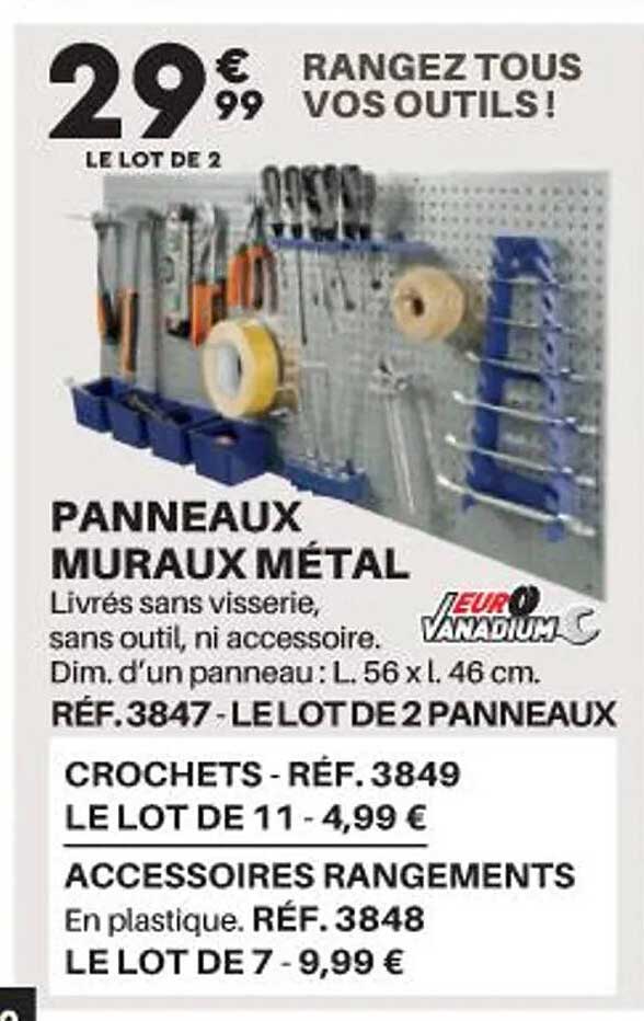 Panneaux Muraux Métal