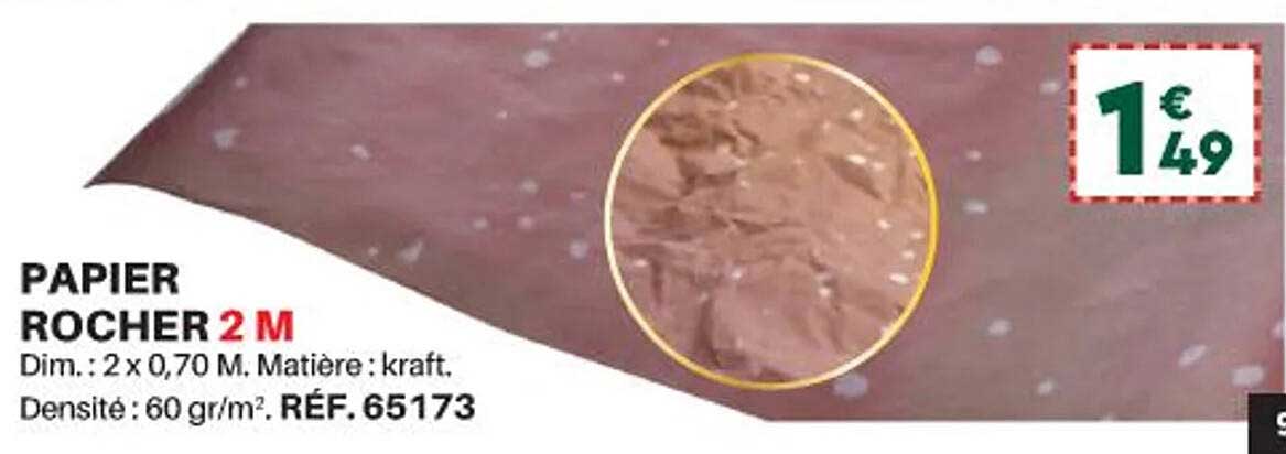 Papier Rocher 2 M