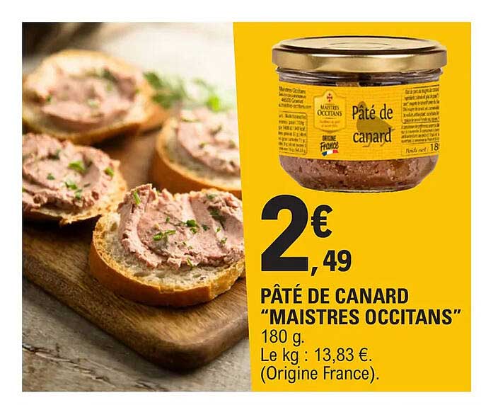 pâté de canard "maistres occitans"