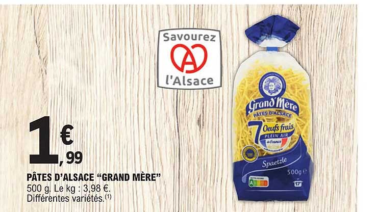 pâtes d'alsace "grand mère"