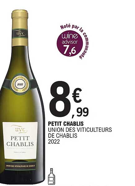 petit chablis union des viticulteurs de chablis 2022