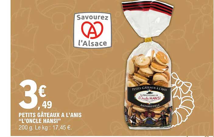 petits gâteaux à l'anis "l'oncle hansi"