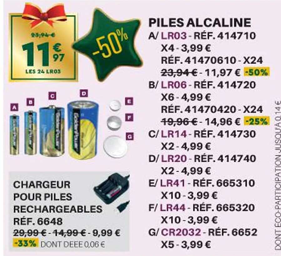 piles alcaline