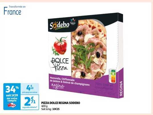 Pizza Dolce Regina Sodebo