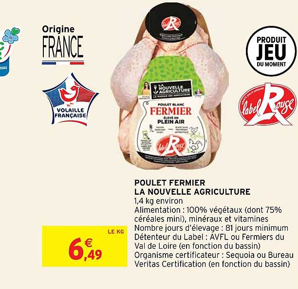 poulet fermier la nouvelle agriculture