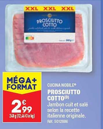 prosciutto cotto cucina nobile