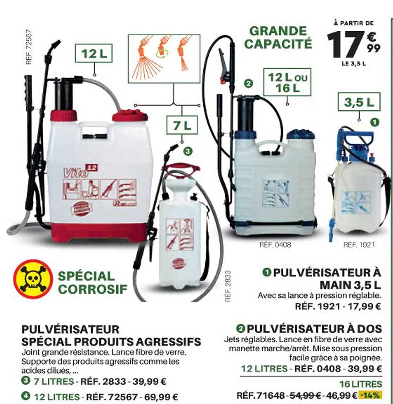 pulvérisateur spécial produits agressifs