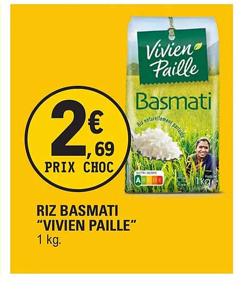 riz basmati "vivien paille"