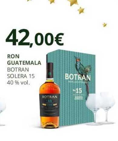 ron guatemala botran solera 15 40 % vol.