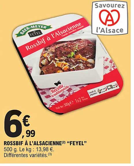 rossbif à l'alsacienne "feyel"