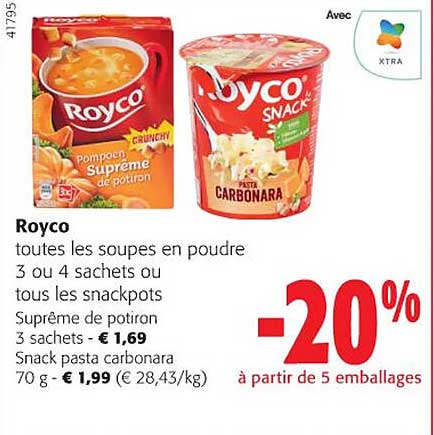 royco toutes les soupes en poudre