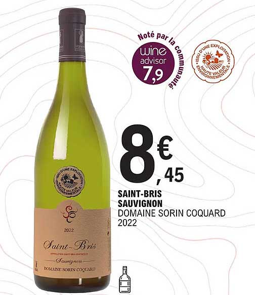 saint-bris sauvignon domaine sorin coquard 2022