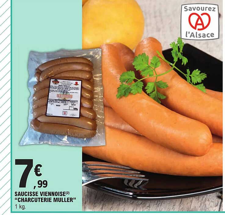 saucisse viennoise "charcuterie muller"