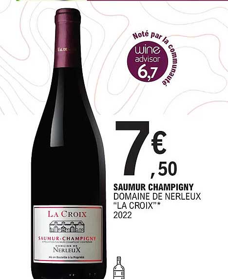 saumur champigny domaine de nerleux "la croix" 2022