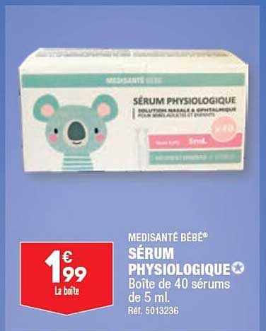 Sérum Physiologique Medisanté Bébé