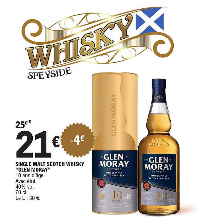 single malt scotch whisky "glen moray"