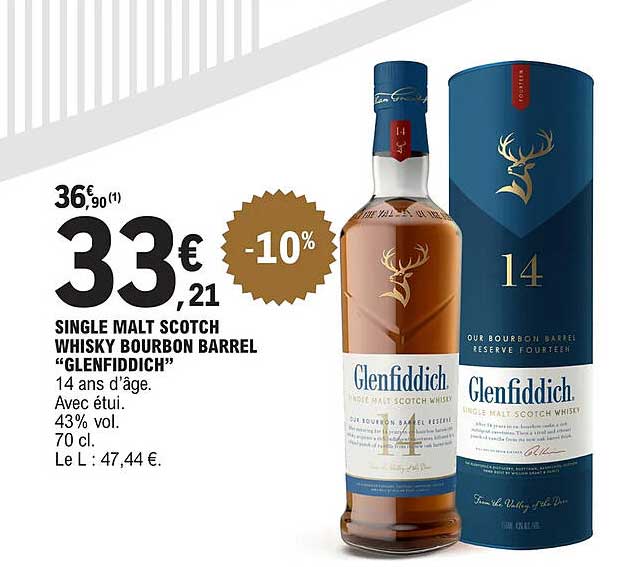 single malt scotch whisky bourbon barrel "glenfiddich"