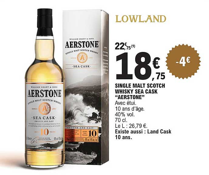 single malt scotch whisky sea cask "aerstone"
