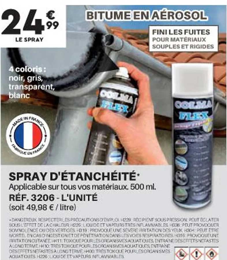 spray d'étanchéité
