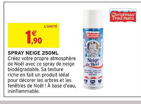 Spray Neige 250ml
